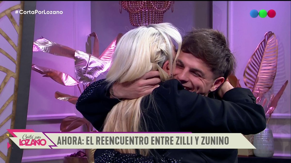 Zilli y Zunino se reencuentran con un cálido abrazo 🫂 ❤️ #CortaPorLozano ahora en Telefe