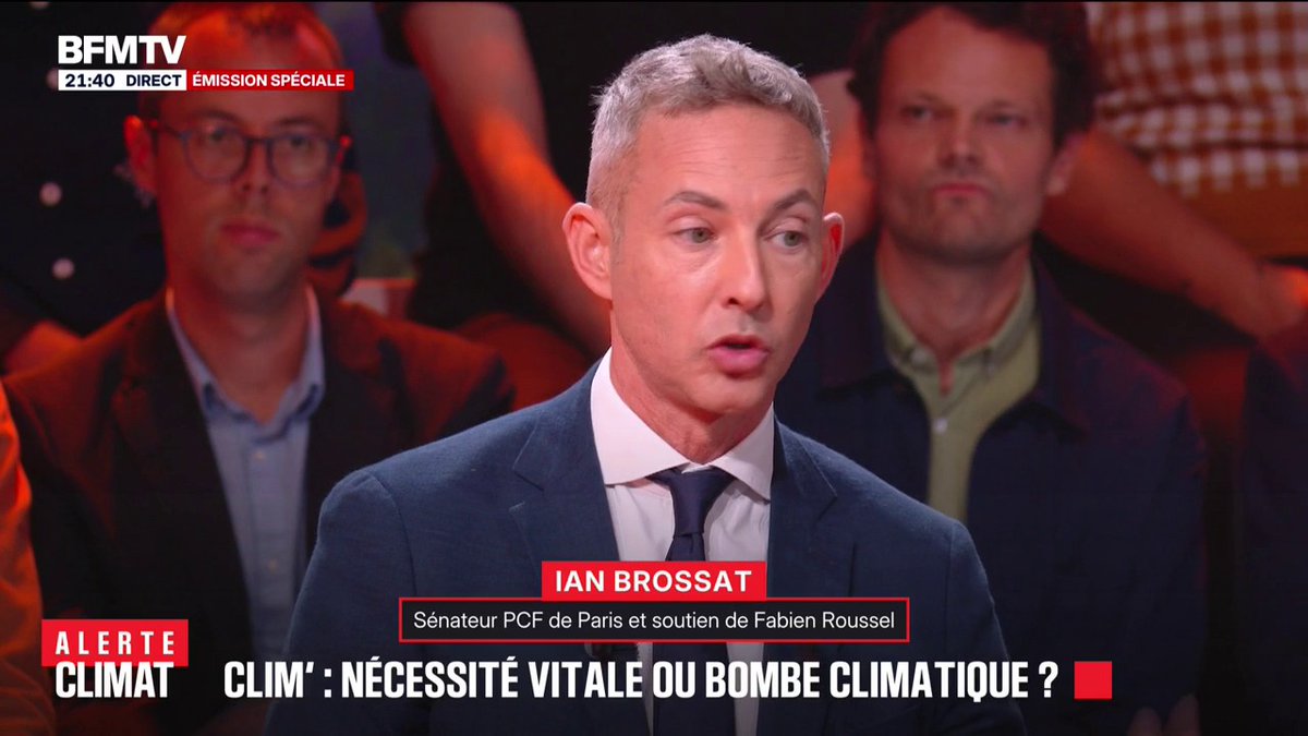 Le sénateur PCF Ian Brossat affirme que "la canicule n'a pas les mêmes conséquences selon la classe sociale à laquelle on appartient"