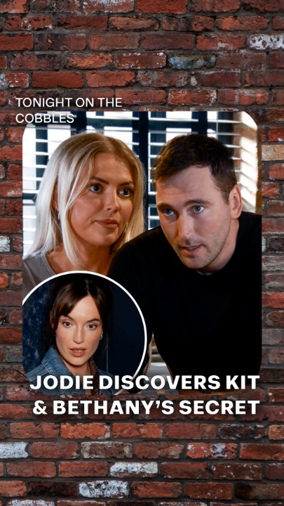 What will Jodie possibly do with this juicy secret? 👀☕️ #Corrie