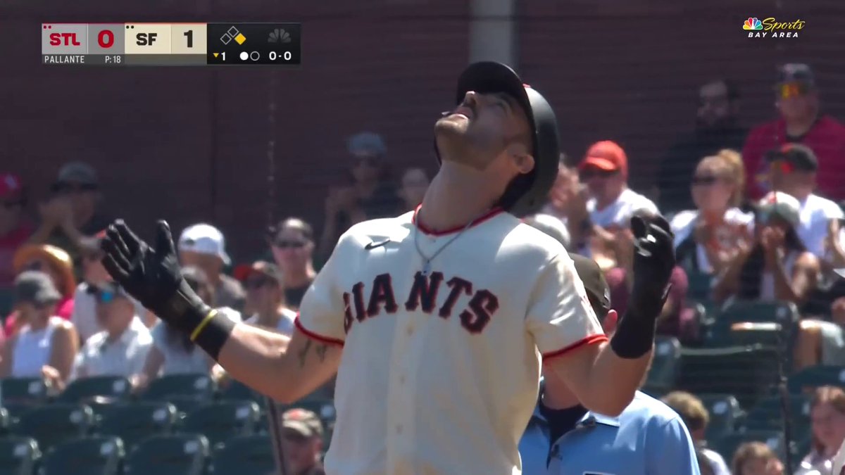 Eldridge puts the Giants up early 👏