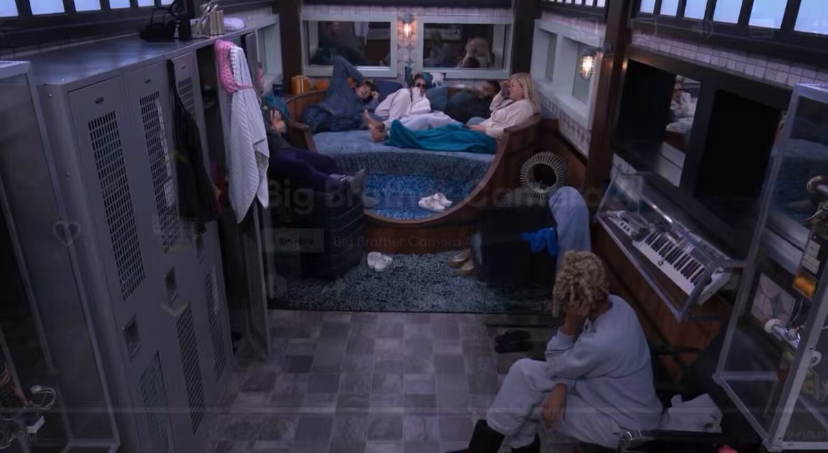Angela asks everyone their opinions. Yash says yes, their spirits are getting intertwined. Devens plays dumb. Taylor sees Drew is uncomfortable and says they are friends. Drew says thank you Taylor, they are good friends #bb28