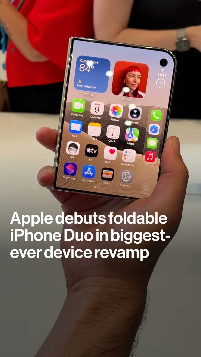 Apple unveiled the company’s first foldable smartphone during a wide-ranging event Wednesday, betting that a new category can energize growth for its biggest-selling lineup. Chris Welch was there and explains what makes this such a big deal for the brand
