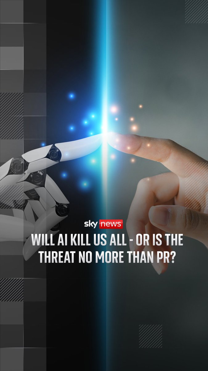More and more AI researchers are warning that the technology is so advanced it could end up wiping out humanity. But is it no more than a marketing campaign? Sky's Tom Clarke explains. Read more ➡️