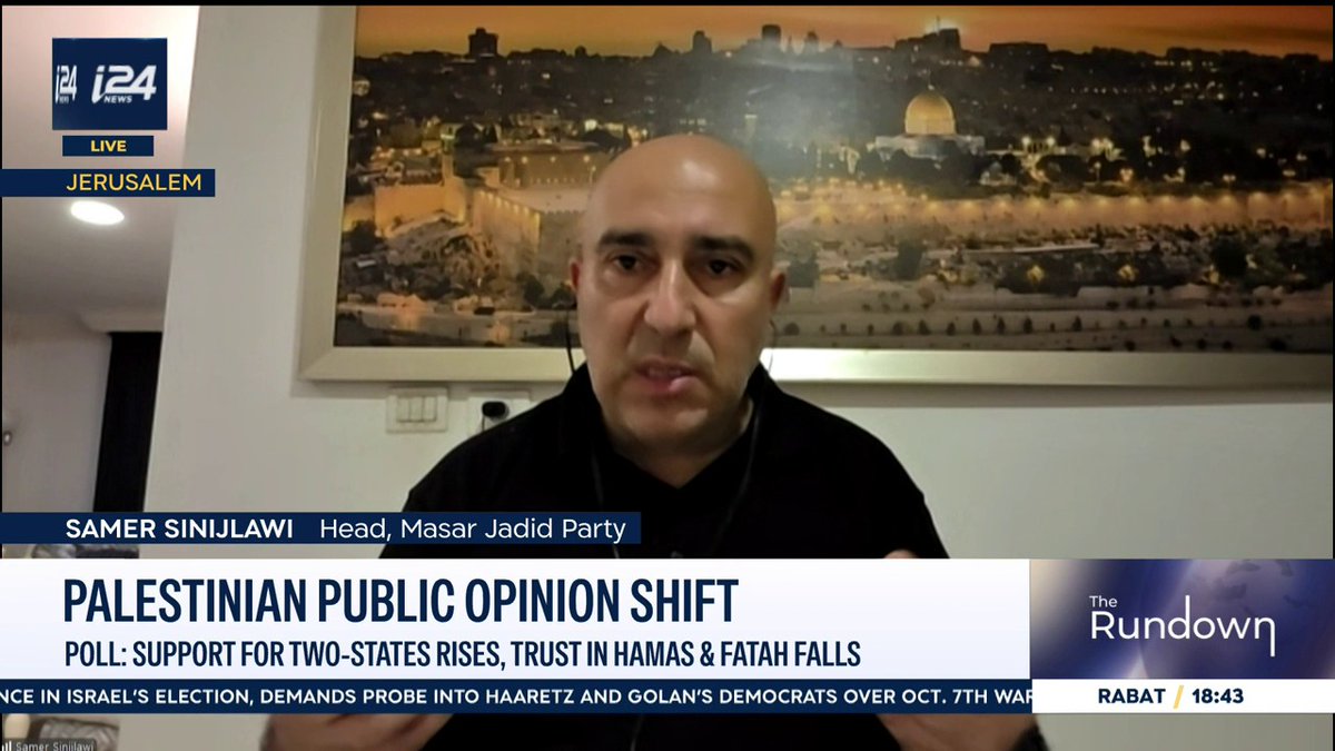 'The elections in Israel and Palestine must produce a new generation of leaders' Samer Sinijlawi (Samer Sinijlawiسامر السنجلاوي) joins @BenitaLevin on #TheRundown