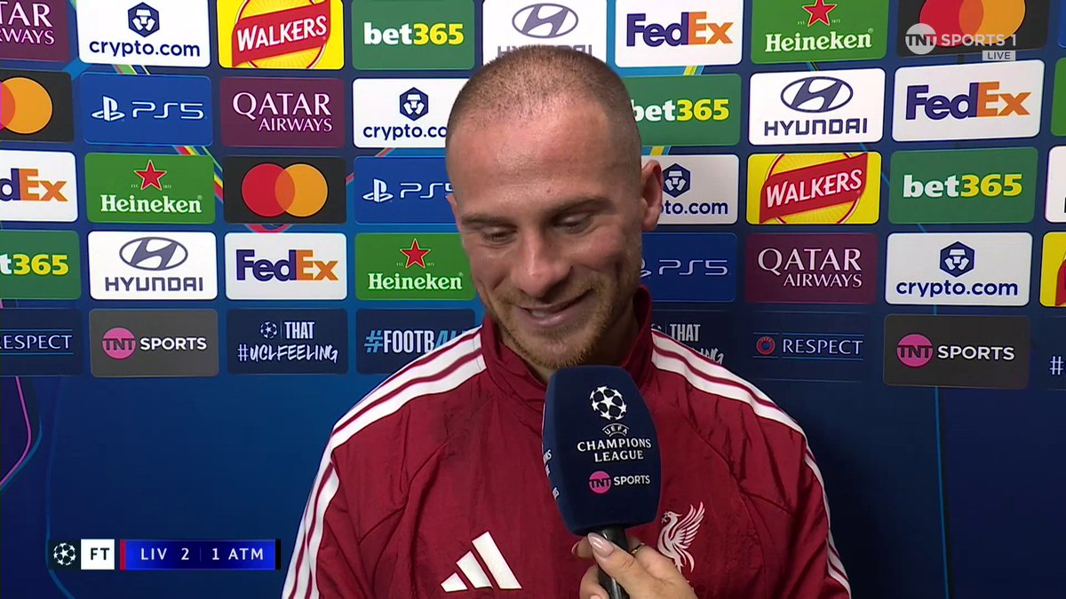 “We showed desire today and got the fans behind us.” 💪 Alexis Mac Allister on the character Liverpool showed to get the job done at Anfield 👏 🎙️ Jules Breach | 📺 TNT Sports &amp; HBO Max