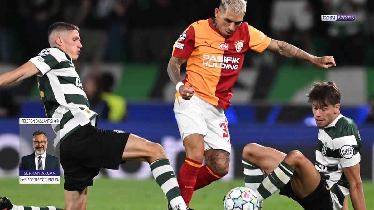 🇵🇹 Sporting 3-1 Galatasaray 🇹🇷 🗣️ Deniz Satar ve Serkan Akcan'ın değerlendirmeleri. #SporGecesi 🔋 "Maçın ilk yarısında, Galatasaray'da herkes büyük bir konsantrasyona sahipti." 👀 "İkinci yarı, her şey tersine döndü."