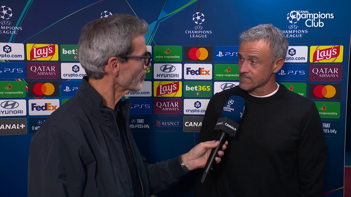 🚨🚨 Luis ENRIQUE 🇪🇸 quand on lui évoque ce soir le sujet Ferran Torres 🇪🇸 : « LE JOUEUR QUI M’A SURPRIS AUJOURD’HUI C’EST OUSMANE DEMBÉLÉ 🇫🇷 ! 🗣️ QUELLE INTENSITÉ ! 🔥 C’est un vrai plaisir de le voir avec cette ambition ! » 🎥 CANAL+ Foot