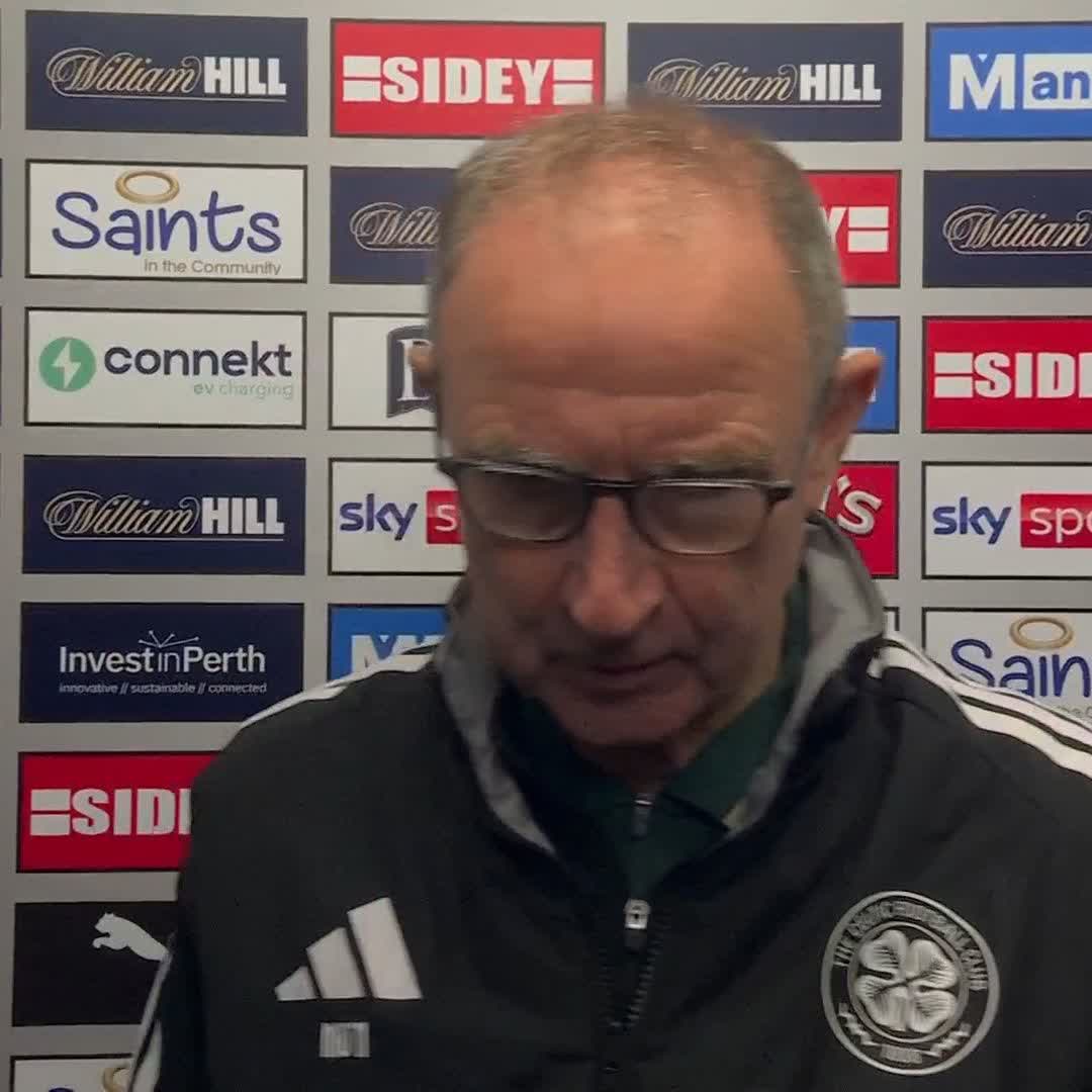 🗣️ “We made it almost impossible” 😆 “I said to the boys, ‘I’m 74, I think I could’ve scored a goal tonight at some stage’” Martin O’Neill says Celtic are “still well short” as he assesses their 1-0 win at St Johnstone ⤵️