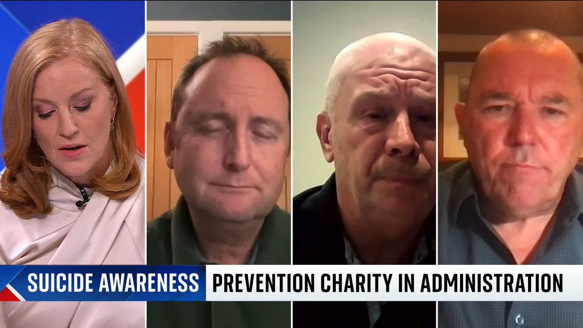 "People will die." The founders of 3 Dads Walking raised more than £1.5m of funding for Papyrus, a suicide prevention charity which has gone into adminstration. They're calling for greater government backing for suicide prevention services. | Sarah-Jane Mee 📺 Sky 501 and YT