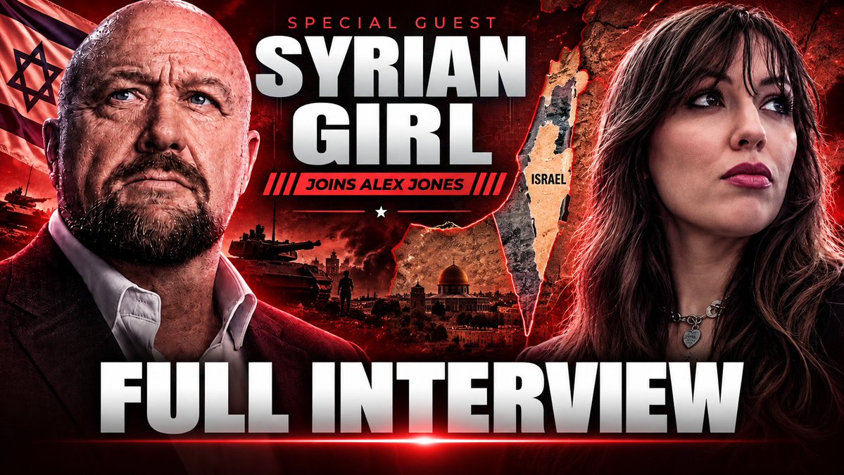 Did You Know The US Government Has Confessed To Funding Al-Qaeda & Creating ISIS? Alex Jones & Top Middle East Researcher Dr. Maram Susli Break Down The Latest Developments, And How Netanyahu's Greater Israel Project Is Laying The Foundation For 100 Years Of Total War! FULL MUST-WATCH/SHARE INTERVIEW WITH SYRIAN GIRL! Syrian Girl Alex Jones Network