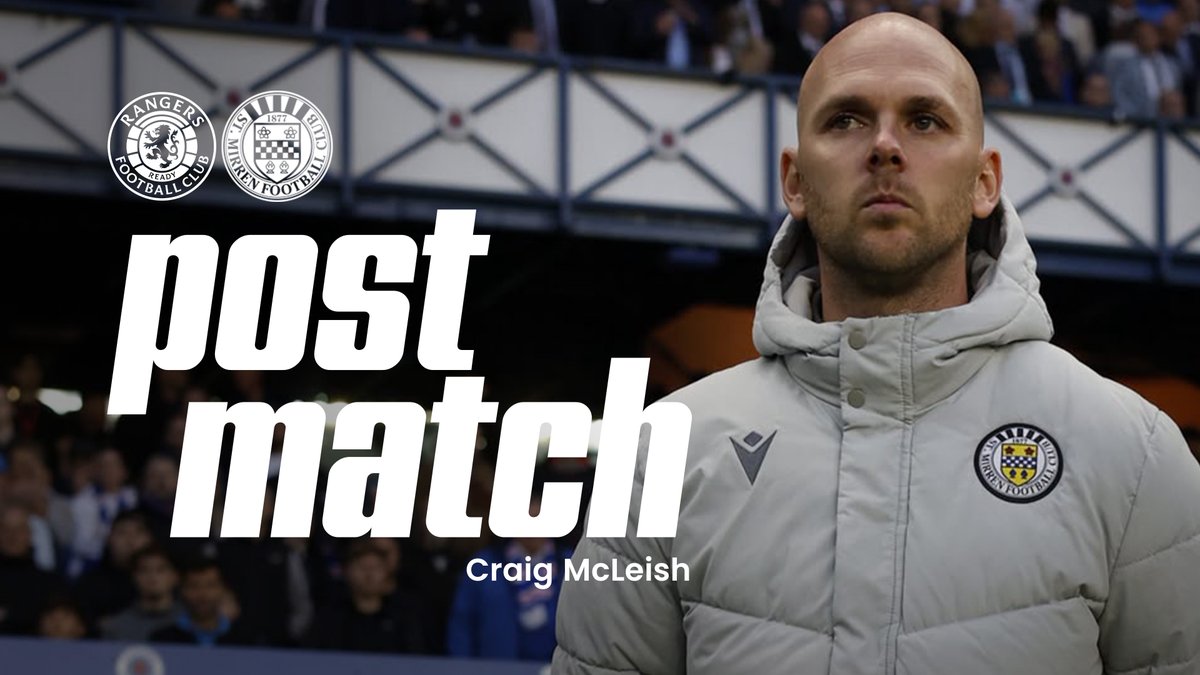 Manager Craig McLeish gives his reaction after a tough late defeat away to Rangers.