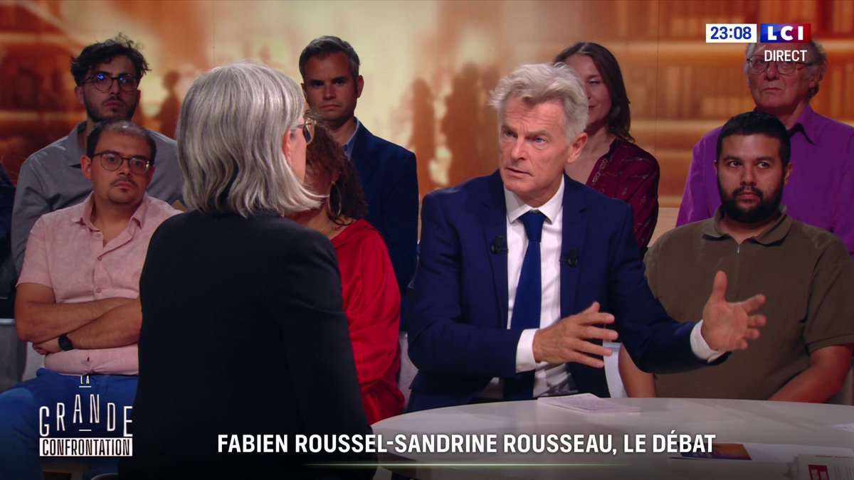 🗣️ "Il y a deux défis majeurs que nous devons relever, sans lesquels on pourra faire toutes les promesses, ce ne sera que pure démagogie : la paix et la bataille de l'énergie" : Fabien Roussel face à Sandrine Rousseau 📺 La grande confrontation avec David Pujadas