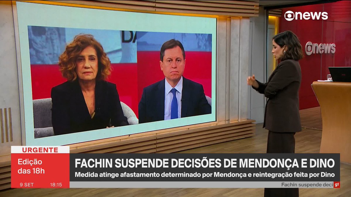 Míriam Leitão: Fachin assume poderes da presidência do STF pela primeira vez desde o início da crise. ➡️ #Edição18 - de segunda a sexta, às 18h, na #GloboNews. Assista na TV e no #globoplay