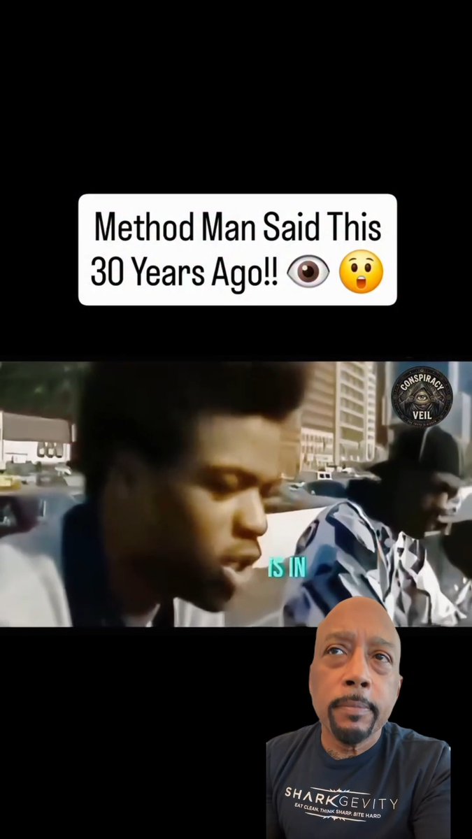 I have to admit that I’m a little bit of a Prepper. But it’s being prepared for things like natural disasters and thing like that. But when this came across my timeline. It stopped me in my tracks to see how spot on @methodmanofficial was in this random interview 30 yrs ago. Here is what @conspiracyveil wrote in this post. And I couldn’t agree more: They told you hip-hop was just music. They told you the lyrics were just entertainment. But go back and really LISTEN to Method Man 30 years ago. Long before Apple Pay, before tap to pay was everywhere, he had a line about a world with: “No more paper money, it’s going to be cards to show what status you are...” In the 90s, that sounded like scifi. Today, we live in a world where digital payments, credit scores, and cashless stores are normal. The way we pay has completely changed. He also rapped about economic crashes and how corporate America prepares while regular people feel the impact. Anyone who lived through 2008 or 2020 knows that feeling when the economy shifts, working families feel it first. This is why hip hop has always been more than music. It's social commentary. It's street journalism. Rappers like Method Man were describing the pressures, fears, and patterns they saw in their communities. It wasn't about predicting the future. It was about paying attention to the present.