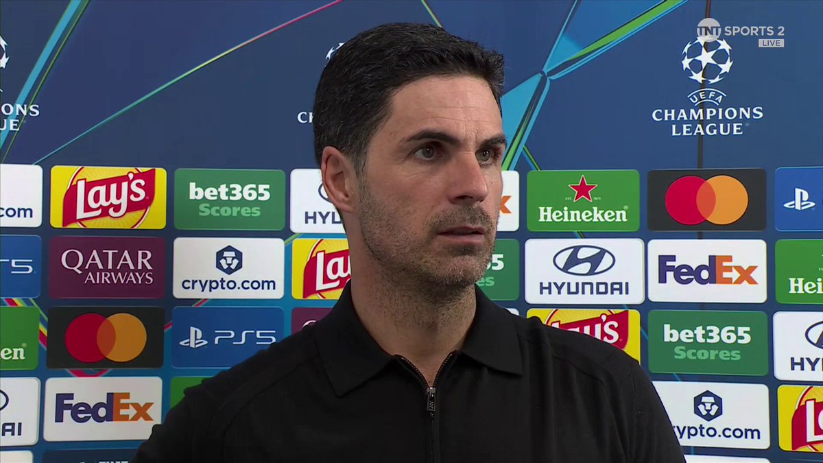 “We missed so many big chances” Mikel Arteta shares his thoughts after Arsenal’s victory over Napoli 💭 🎙️ Danny Jamieson | 📺 Watch live on TNT Sports &amp; HBO Max