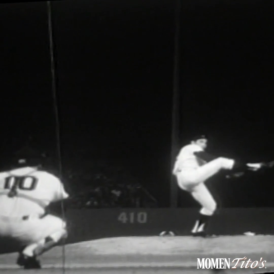 Scenes from Sandy's perfect game. On this day in 1965, Sandy Koufax pitched a perfect game against the Cubs. This MomenTito’s in Dodger history presented by Tito's Handmade Vodka.