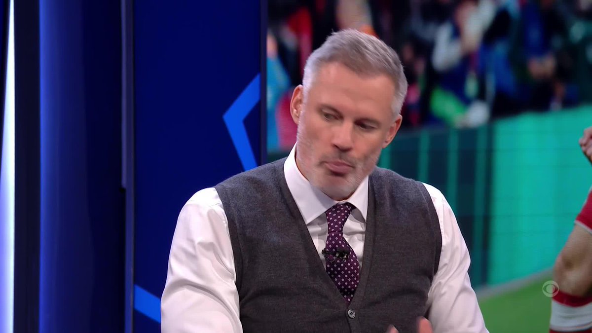 "I was delighted for the manager. They've had a difficult start, haven't lost a game, but that was proper opponent, a proper manager, a proper game." Jamie Carragher gives Liverpool manager Andoni Iraola his flowers 💐