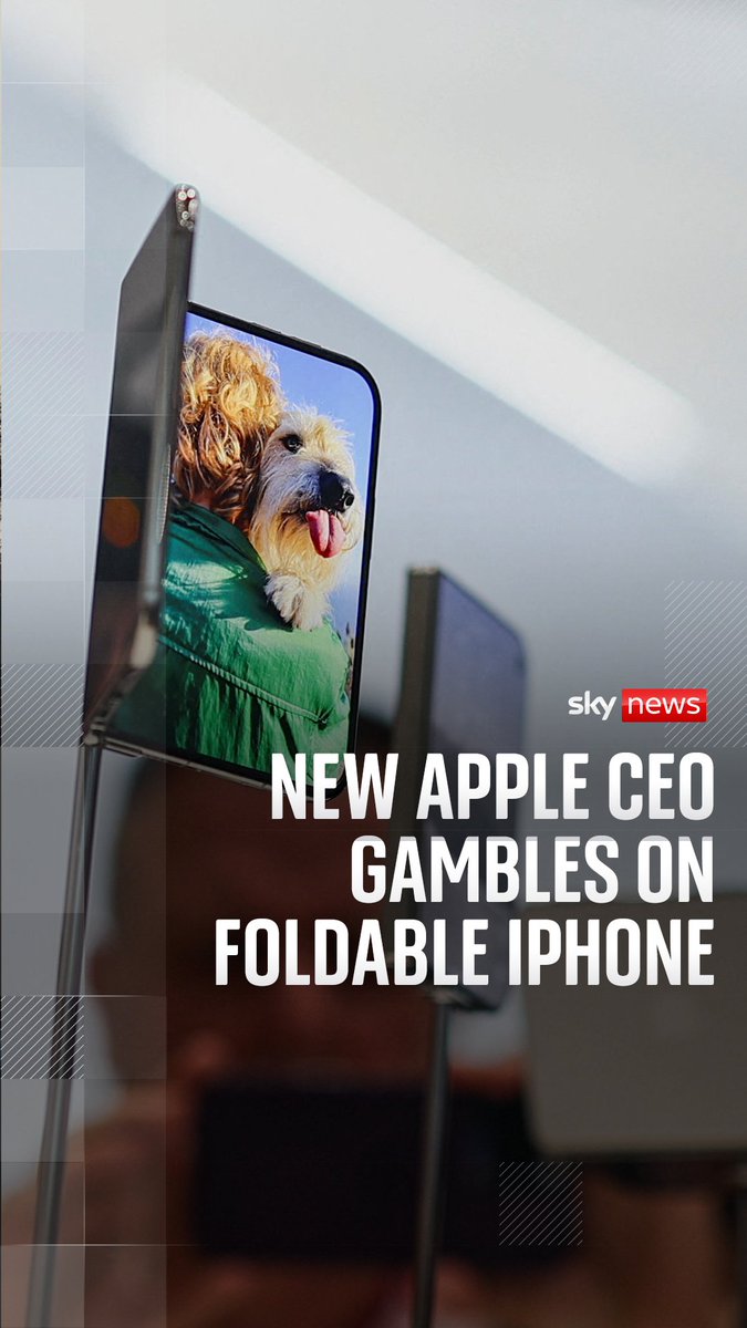 New Apple CEO, John Ternus, introduced the iPhone Duo at the company’s headquarters in Cupertino, California - nine days into his new job. Ternus took over from Tim Cook earlier this month. It will fall to him to persuade customers to buy the $2,000 (£1.4k) folding device. 🔗 Read more: