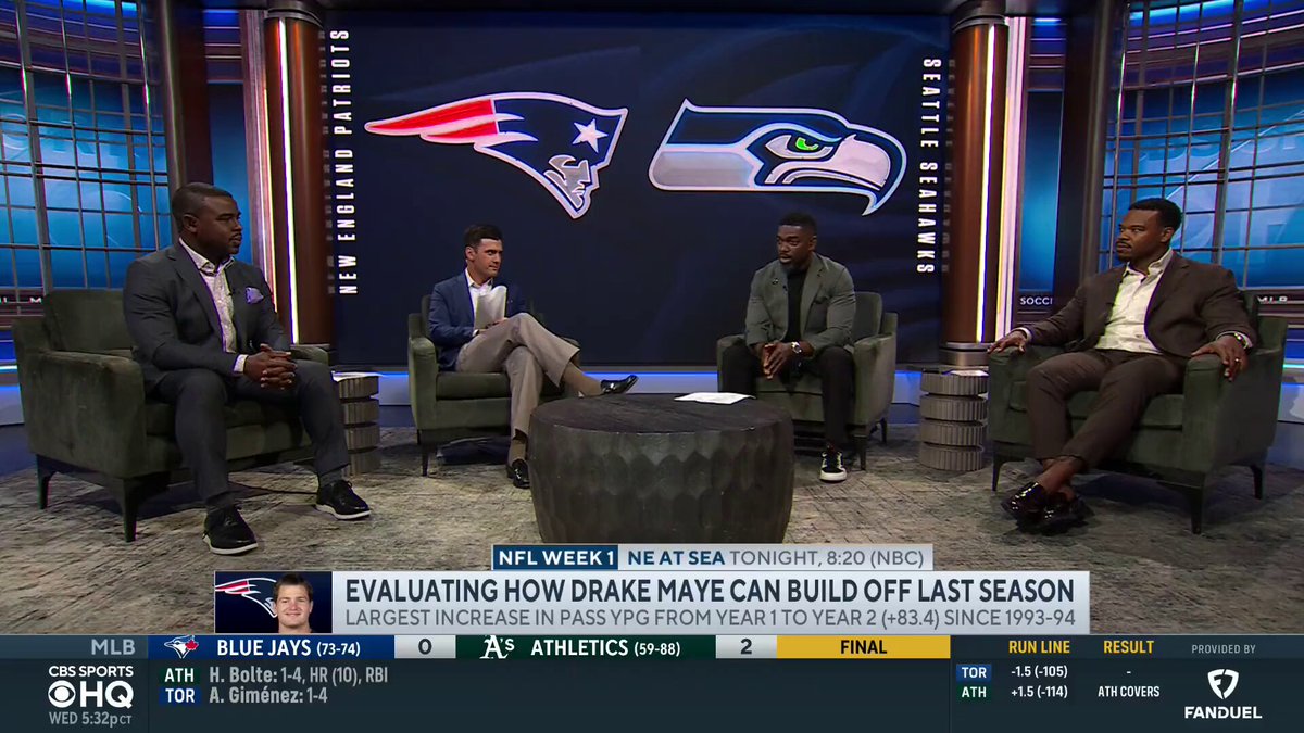 "Everyone on [the Patriots] should have a chip on their shoulder ... especially the offense." Bryant McFadden