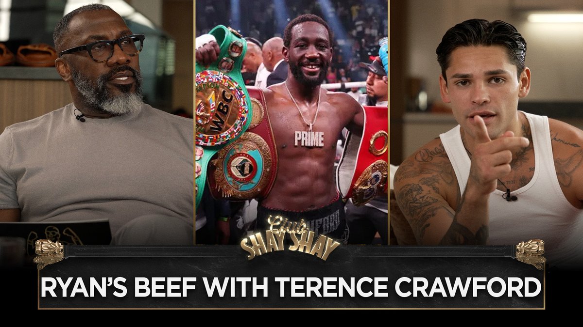 Ryan Garcia's Beef With Terence Crawford "He's like a bully, he likes to bully people and he just don't like how I don't bow down to him. I just call it how I see it... If you don't like it, cry me a river. Go to St. Tropez and shut the h*ll up." - RYAN GARCIA