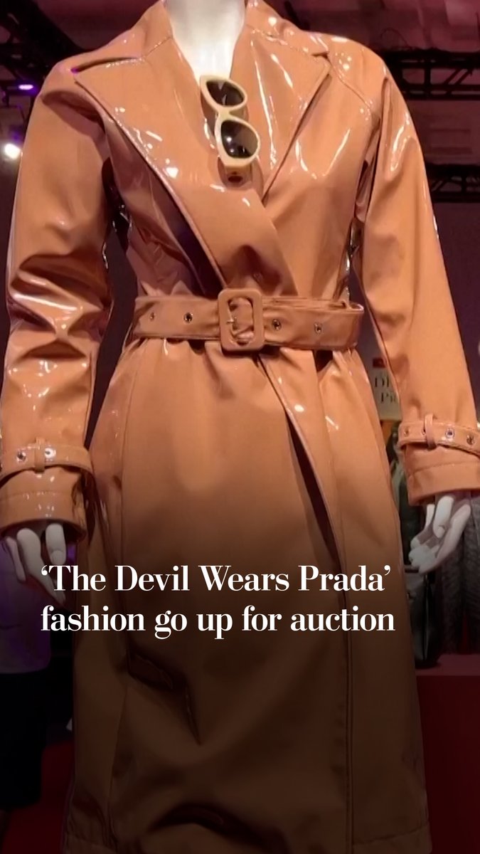 Fashion from “The Devil Wears Prada,” including pieces worn by Meryl Streep and Anne Hathaway, is being auctioned for charity.