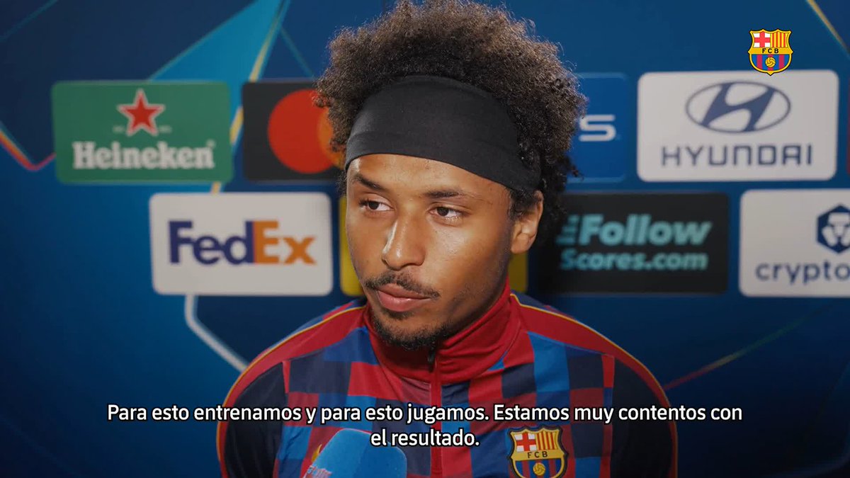 🎤 Adeyemi se muestra feliz y satisfecho tras su primer gol con el Barça en Champions