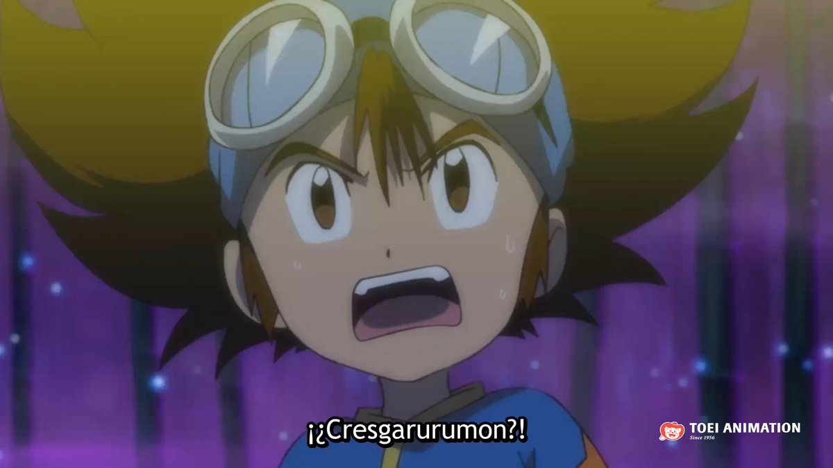 ¡El espadachín dorado! ⚔️✨ Aparece CresGarurumon. #Digimon #DigimonAdventure2020 #Anime