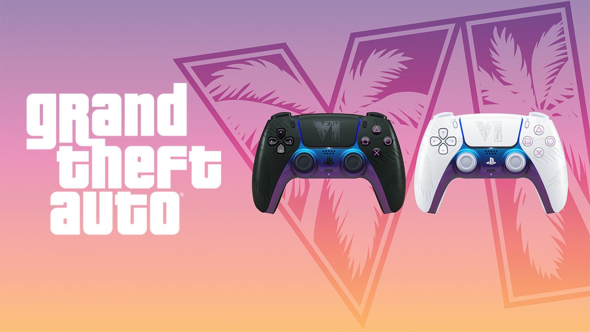 Starting today, you can pre-order the Grand Theft Auto VI Limited-Edition DualSense Wireless Controllers, available 19th November.