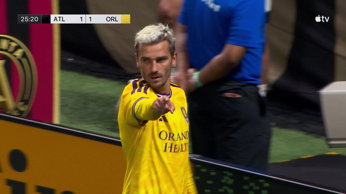 GRIZI GOAL! Antoine Griezmann provides a sliding finish to equalize for Orlando City SC.