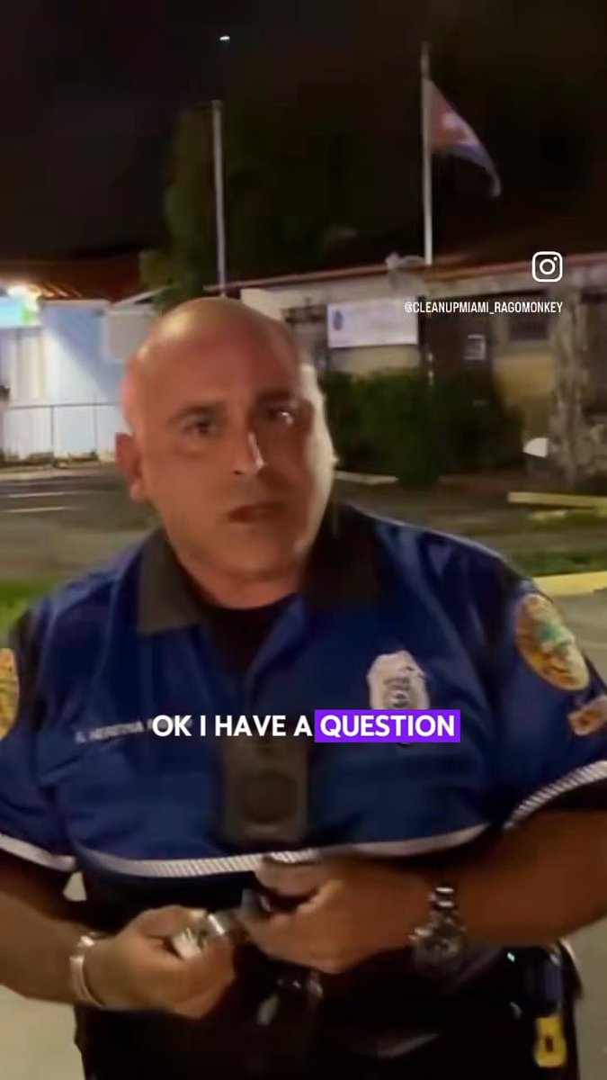 Cop perfectly demonstrates why the second amendment exists