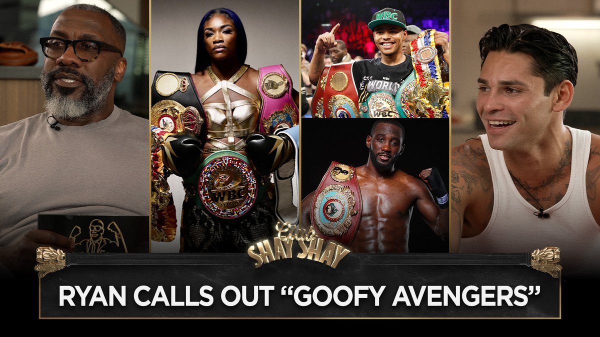 "You can't tell Conor Nigel Benn sh*t. You not in the ring for him and I'll beat your a** too! You're goofy! Like I said, you, Shakur, all of you guys... goofies. The Goofy Avengers: Claressa Gwoat Shields, Shakur Stevenson, Terence Crawford. They're the Goofy Avengers!" - RYAN GARCIA