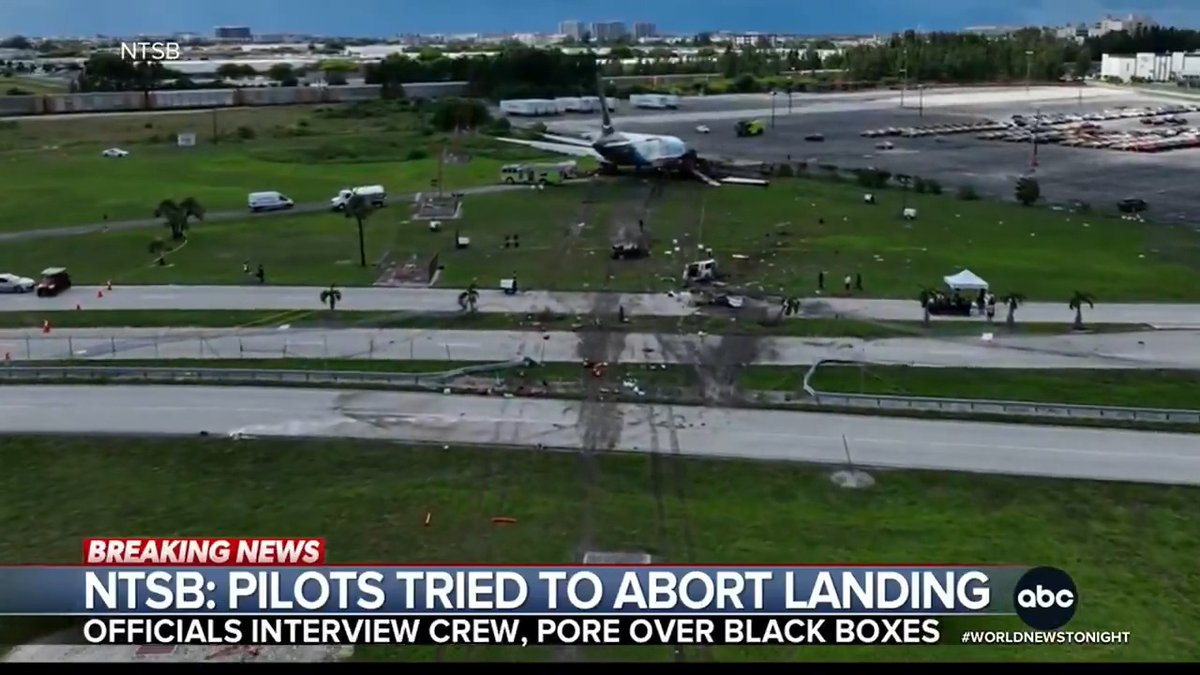 Newly-released video shows final seconds of the Amazon cargo jet plowing off the runway in Miami -- killing five people. The NTSB says one pilot warned the plane was going too fast a minute before the plane touched down. Victor Oquendo reports.