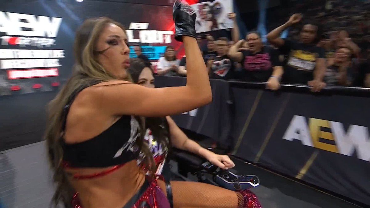 .Dr. Britt Baker, D.M.D. + REBEL together again ❤️ Watch Rebel Heart #AEWDynamite LIVE on TBS &amp; HBO Max