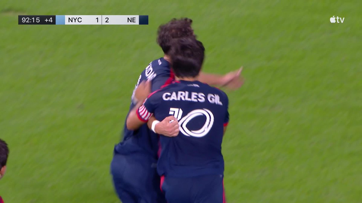 Dániel Gazdag! 🤯 Second half stoppage time goal to put New England Revolution ahead!