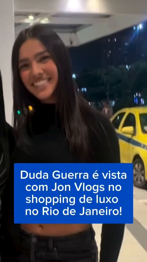 🚨Jonvlogs e Duda Guerra foram flagrados por paparazzis juntos em shopping de luxo no Rio de Janeiro!