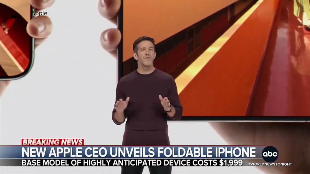Apple has revealed its biggest-ever change to the iPhone, unveiling a new foldable iPhone. The launch is a major test for new CEO John Ternus, who succeeds former CEO Tim Cook. Rebecca Jarvis has what you need to know, including the cost to consumers.