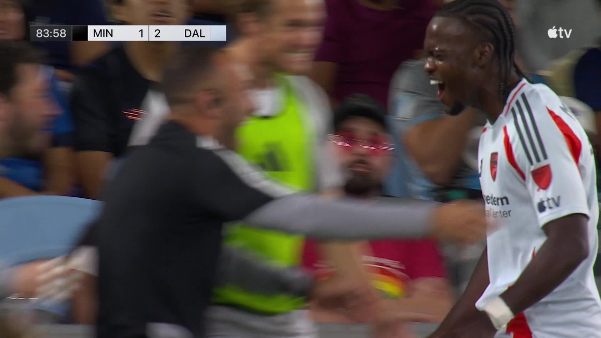 🇨🇴 GOOOL de Santiago Moreno. El colombiano marcó el 2-1 de #FCDallas en su visita a #MinnesotaUnited, al 84’. Es la cuarta anotación del extremo en esta temporada de MLS