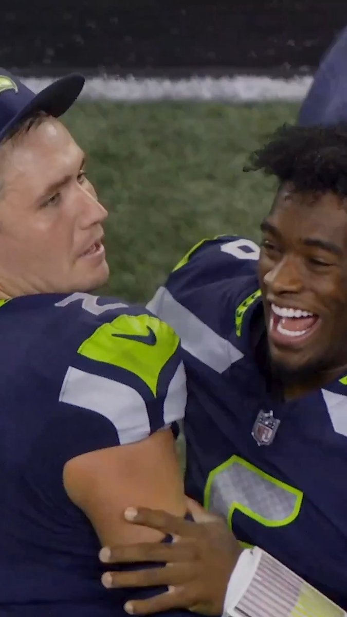 .Drew Lock and Jalen Milroe's reaction to the game-winning INT is incredible