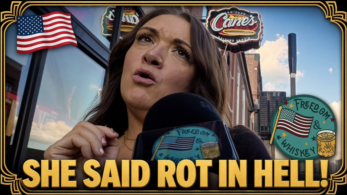 Woman says CHARLIE KIRK can ROT IN HELL. Then REAL MAN steps in to HUMBLE HER. He calls Charlie Kirk a HERO! ❤️🇺🇸