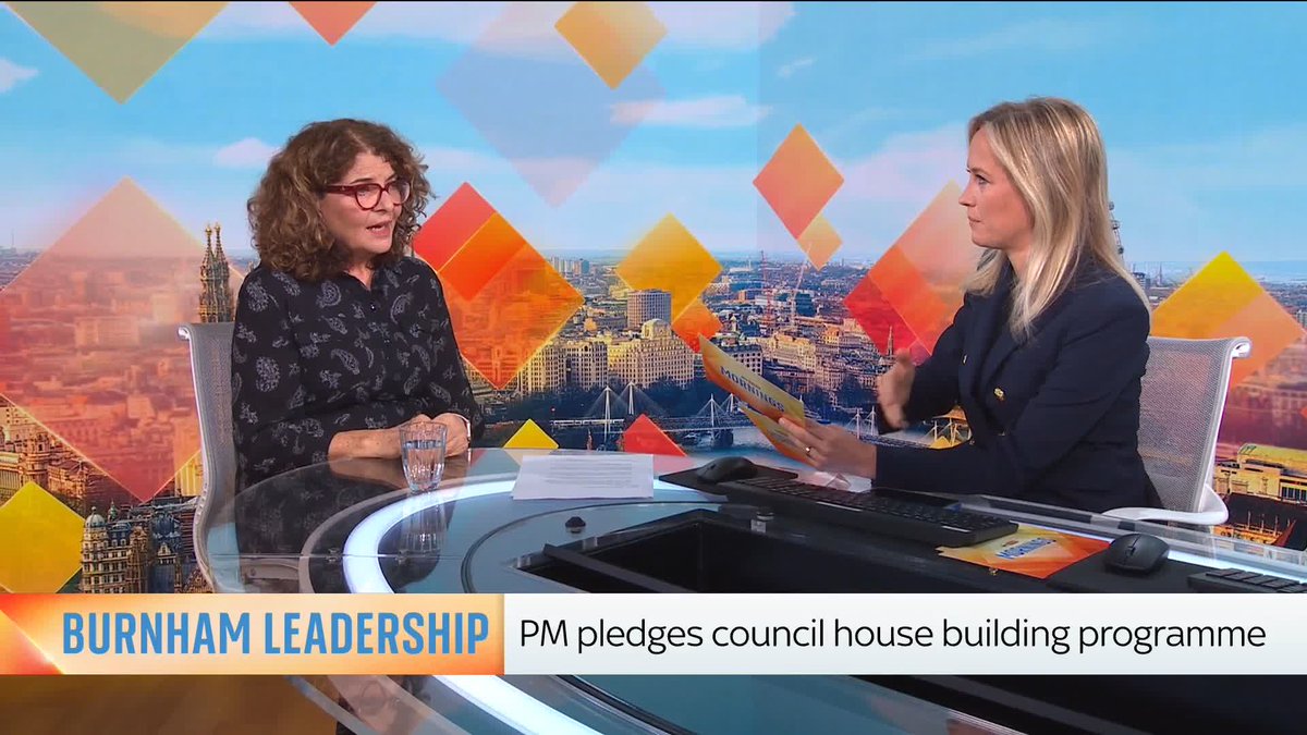 'In order to save billions of pounds, so you can spend it on defence, you're going to spend billions of pounds on council houses...?' Sophy Ridge questions health minister, Dame Diana Johnson, on Burnham's defence plan ⬇️