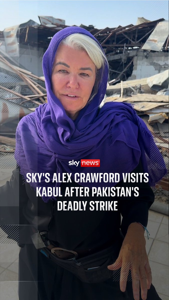 Sky's special correspondent Alex Crawford reports from Kabul in the wake of a strike by Pakistan's military on a hospital - the deadliest attack in the ongoing conflict between the neighbouring nations. Watch the full report ⬇️