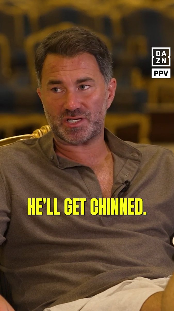 "He'll get chinned!" Eddie Hearn, Tony Bellew & Rick Reeno's predictions for Ryan Garcia vs. Conor Benn are in 🍿 🎟️ Buy #GarciaBenn at | Sept 12 | Live Exclusively on DAZN in UK & Ireland, plus other select territories | Ring Magazine 🤳