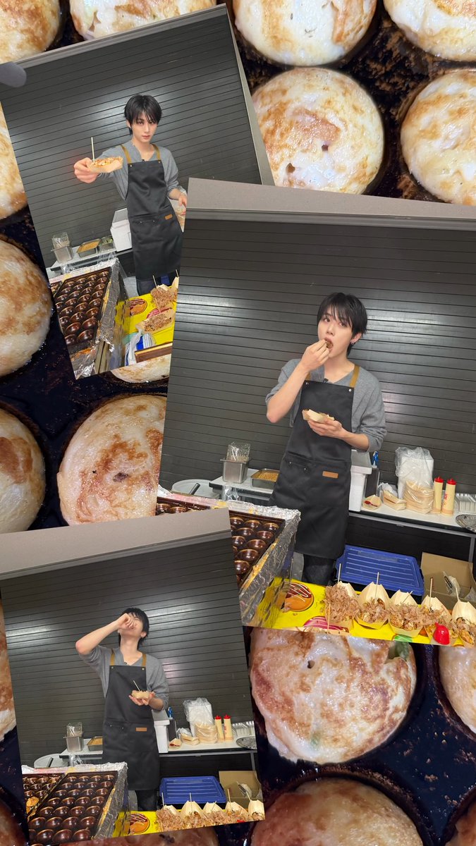 🍽️本日のお食事コーナー🍽️ IN OSAKA DAY2 本日のメニューは…たこ焼きです!アツアツとろとろで最高でした🔥 ONEDOOR、みなさんは今日何を食べましたか? #BOYNEXTDOOR #BND #KNOCK_ON_Vol_2 #KNOCK_ON_Vol_2_IN_JAPAN