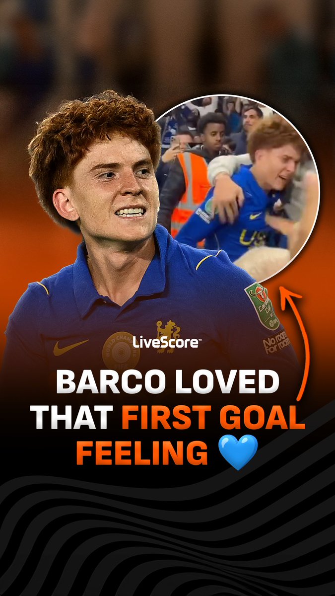 Barco couldn’t contain his excitement after scoring his first goal for Chelsea during their win against Leeds 🙌 A Blue through and through already 💙