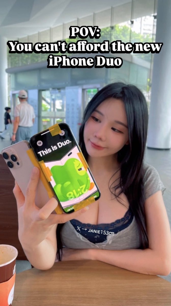 Apple: iPhone Duo $1999 🍎 Me: I got this💀 Will u go for Duo or 18pm? #justforfun #funny