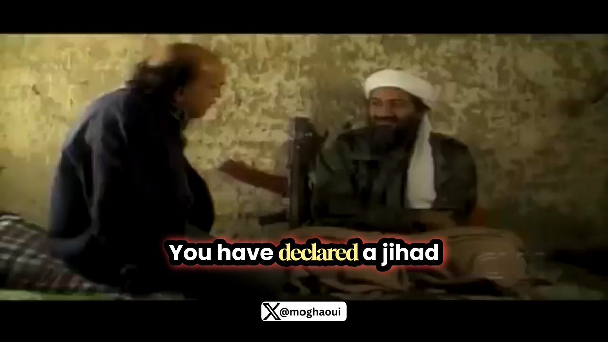 9/11 — Continued. In 1997, Osama bin Laden sat down with CNN’s Peter Arnett and laid out his jihad against America, American forces in Arabia, and the Jews. The warning was there years before 9/11. America, 2026: you’re still hearing. You’re just not listening.