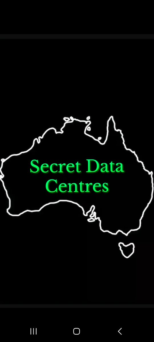 Secret Data Centres 🇦🇺🇮🇱⚠️