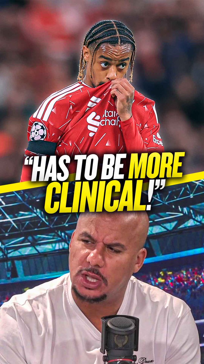 🤦♂️ "Barcola played very well... but he misses too many chances!" 🎯 "He has just got to be more clinical!" Gabby Agbonlahor insists #LFC's Barcola must be better in front of goal after missing chances vs Atleti! 👊