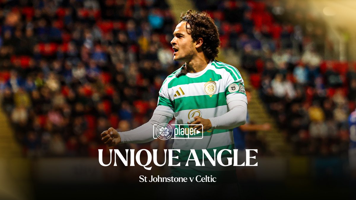 Unique Angle 🎥 Hassan with the skill and delivery, Baur with the finish for his first Celtic goal! ⚽️ CelticPlayer | #STJCEL | #CelticFC🍀