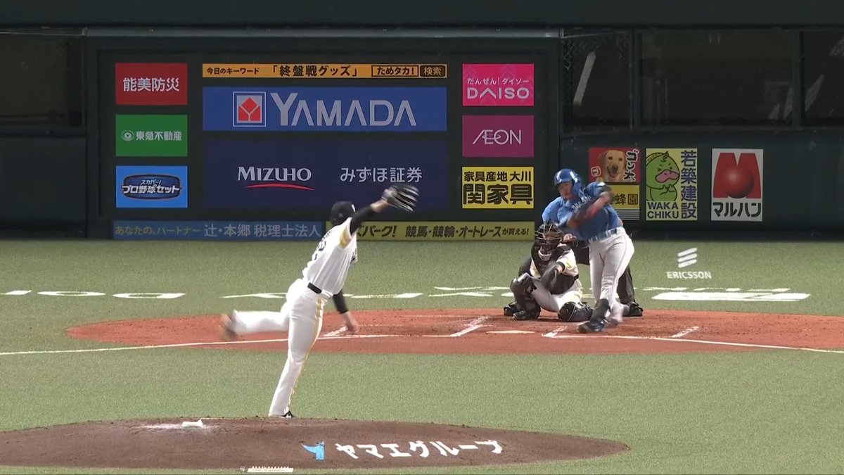 すぐさま同点‼️ 北海道日本ハム 進藤勇也 選手が地元・福岡で今季第6号ソロ🔥